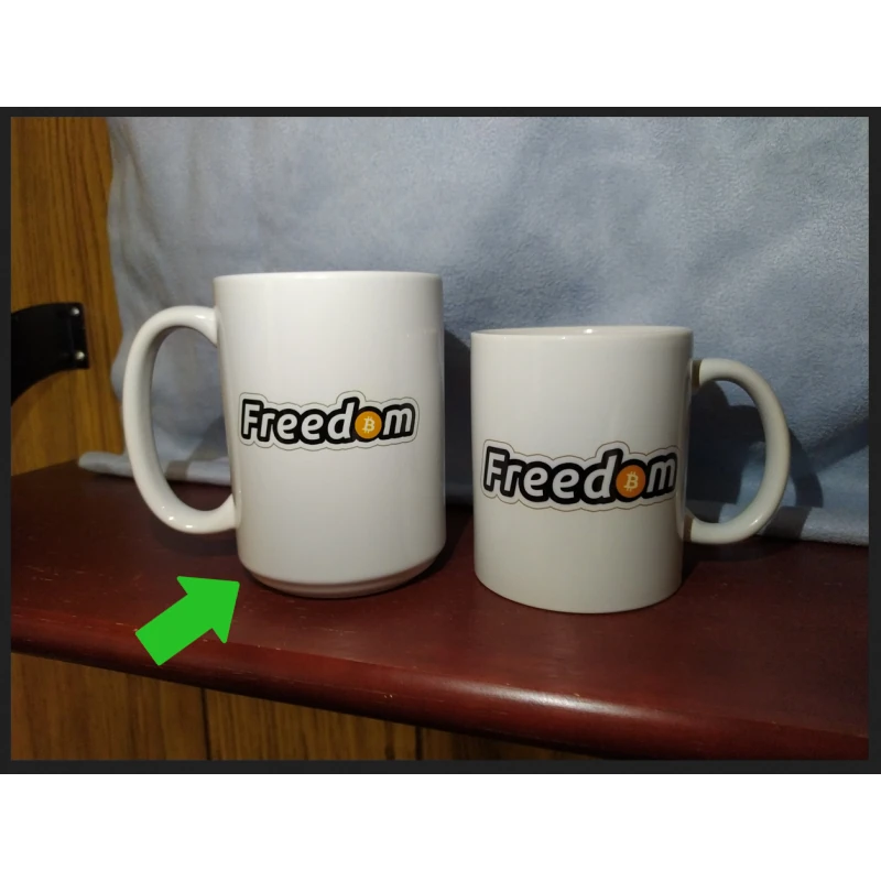 Bitcoin Freedom Mug(Large)