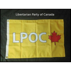 Libertarian Party of Canada Flag(USED)