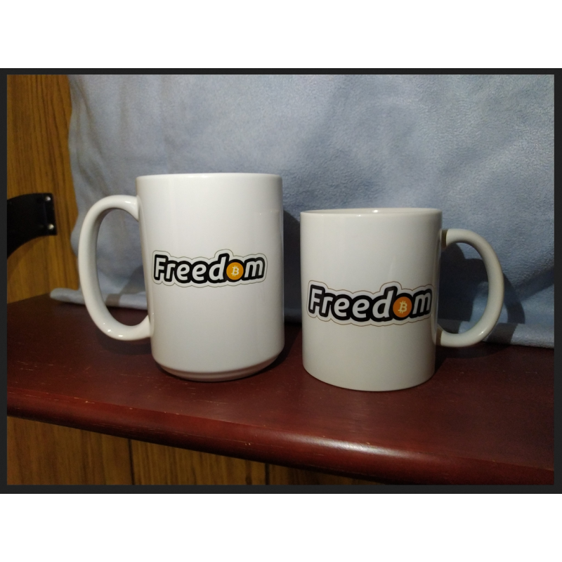 Bitcoin Freedom Mug(Large)