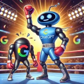 chatgpt vs google boxing match