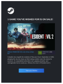 steam sale resident evil 2