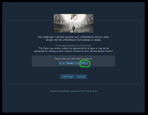 steam verify birthdate 1900