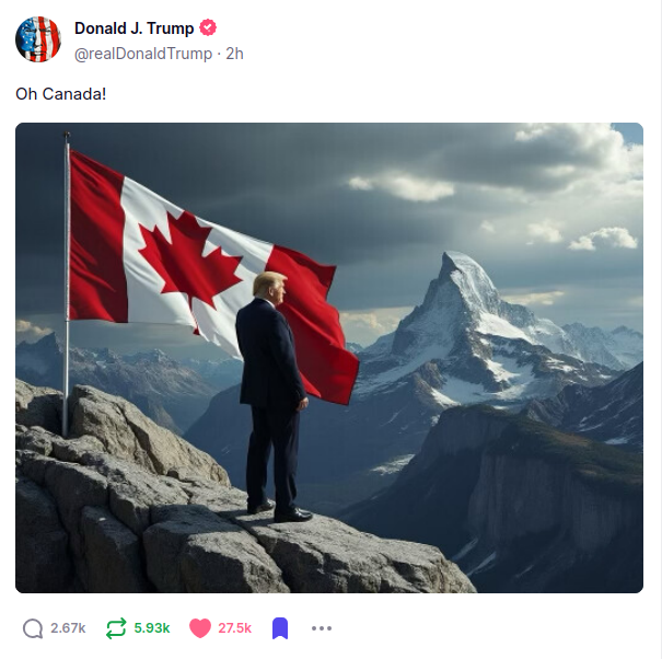 truth social trump oh canada