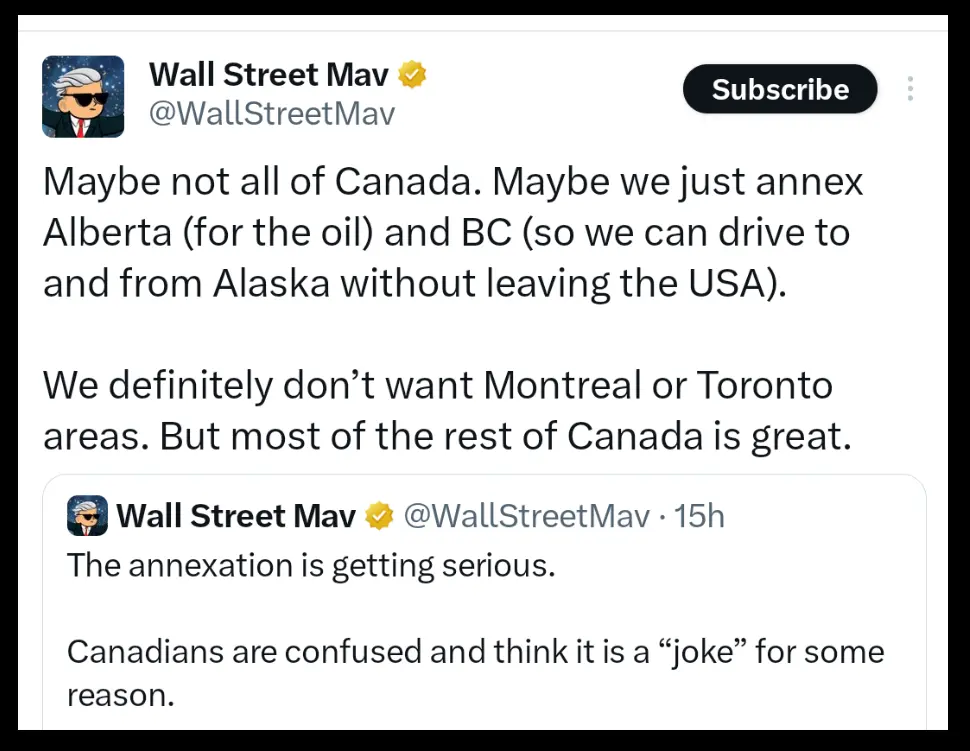 annex canada wall stree max x