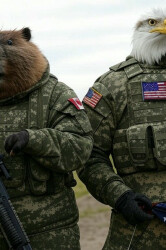 canadian-beaver-america-eagle.